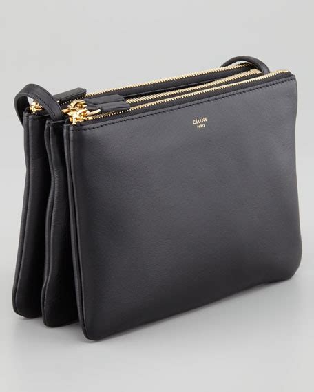 celine crossbody trio black|celine trio crossbody bag online.